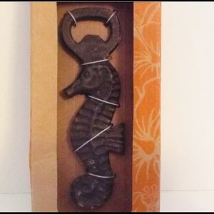 Rustic Metal Seahorse Bottle Opener Tommy Bahama